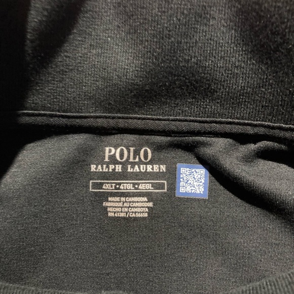 Men’s Polo Ralph Lauren full zip-up track jacket! Size 4LT! NWT! $120.00! - Picture 4 of 7